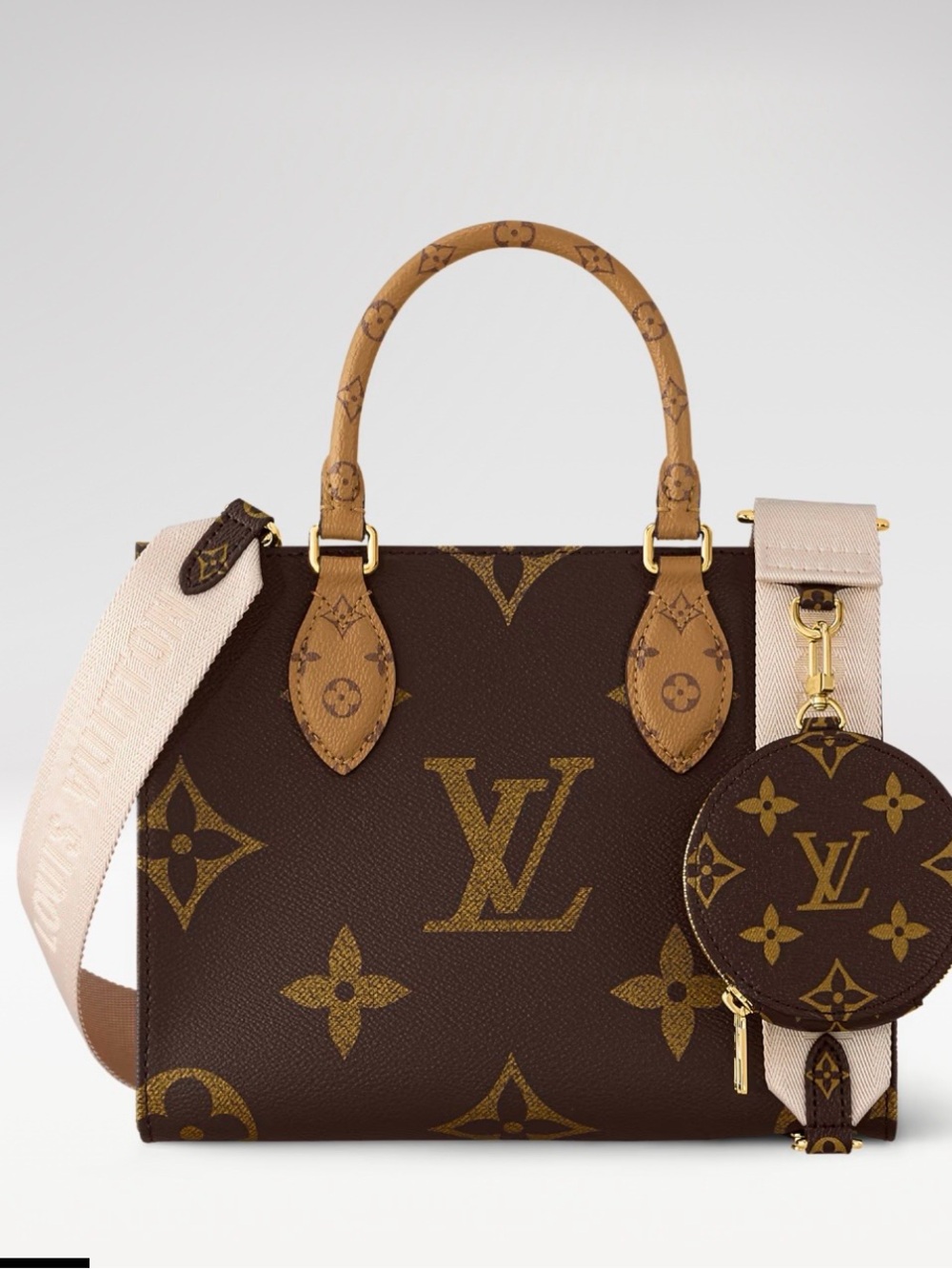Louis Vuitton Brown Monogram OntheGo PM Canvas Tote - Picture 7 of 7